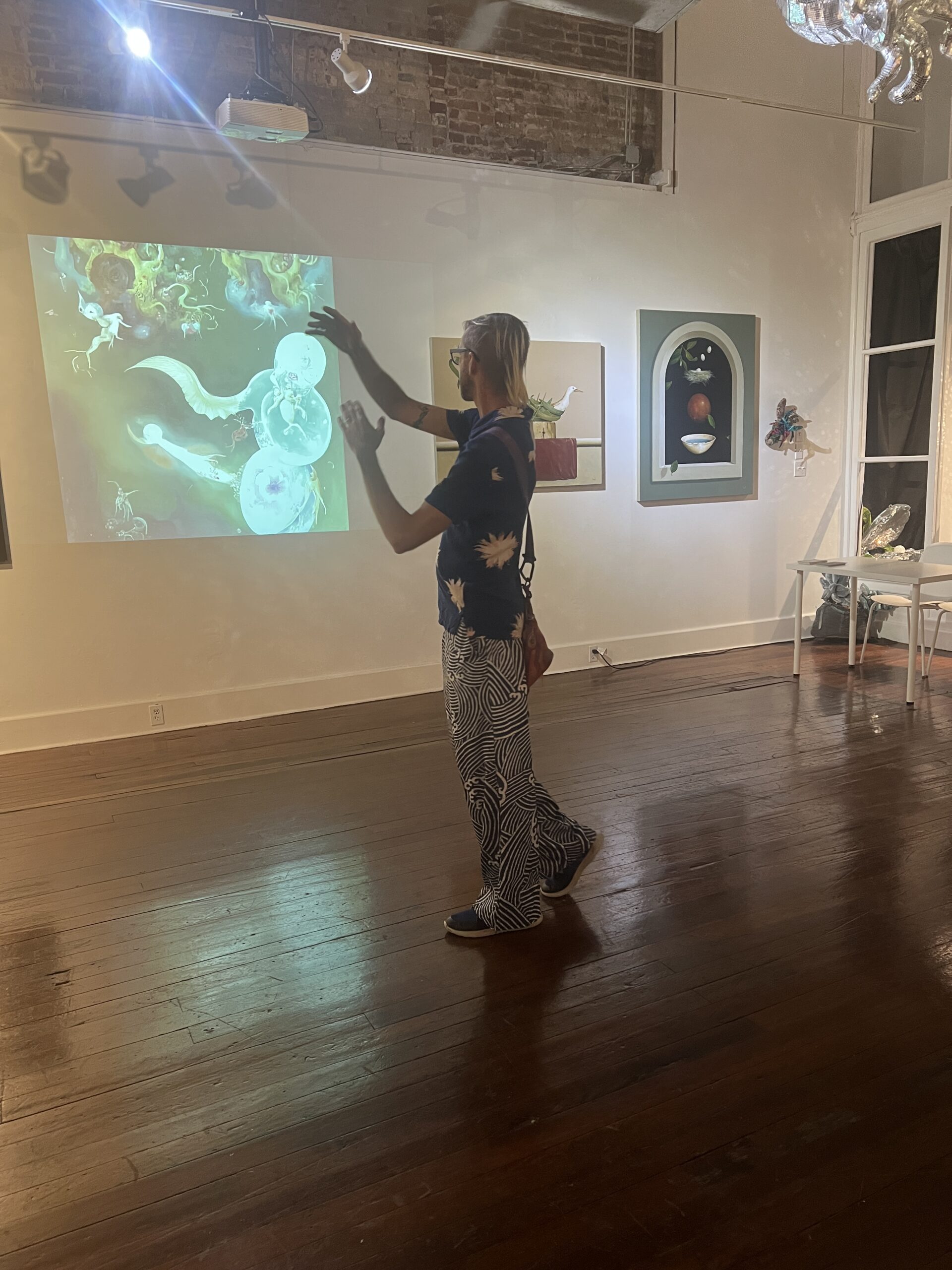 Realtime Interactive projection for the Garden of Earthly Delights at Arts Danu