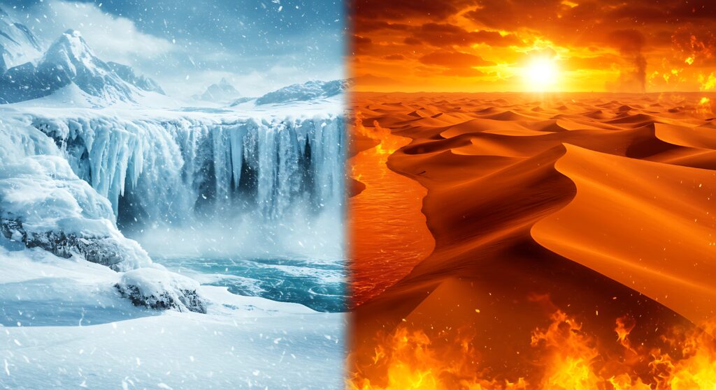 Frozen Fire: A Dual Reality